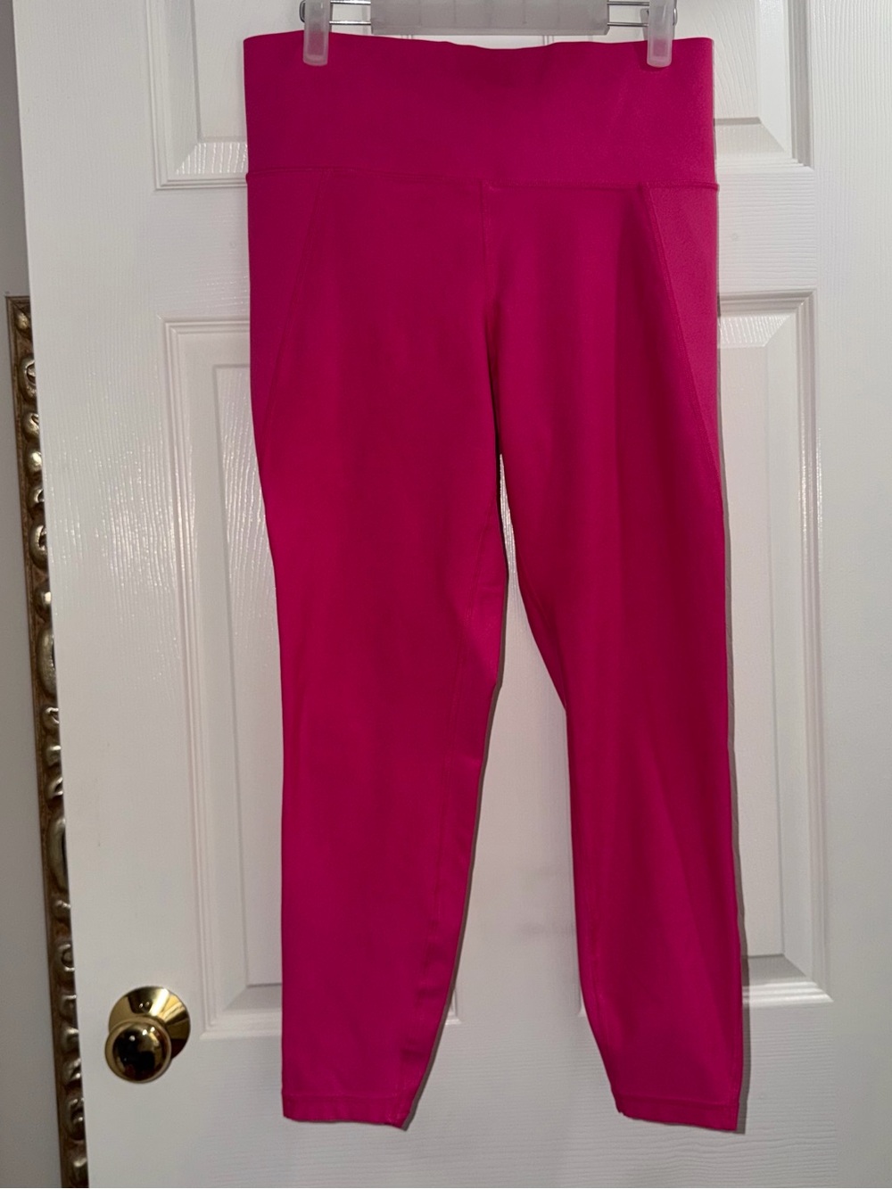 Old Navy Hot Pink High-Waist Leggings